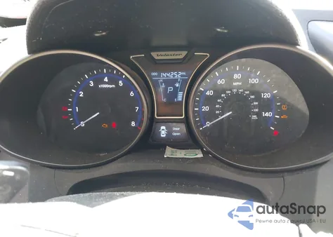 2014 Hyundai Veloster Turbo W/Black из США, поврежденный, VIN KMHTC6AE7EU196774